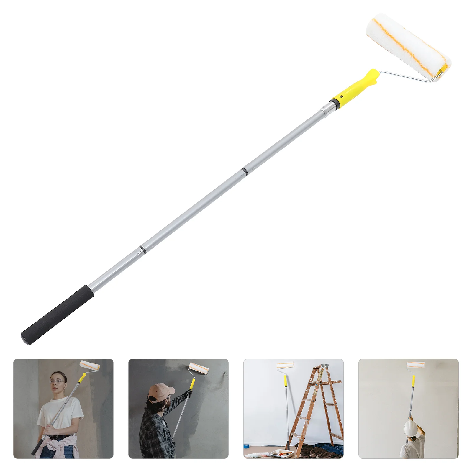 

Major Detachable Roller Brush Paint Brushes Painting Accessory Fiber Telescopic