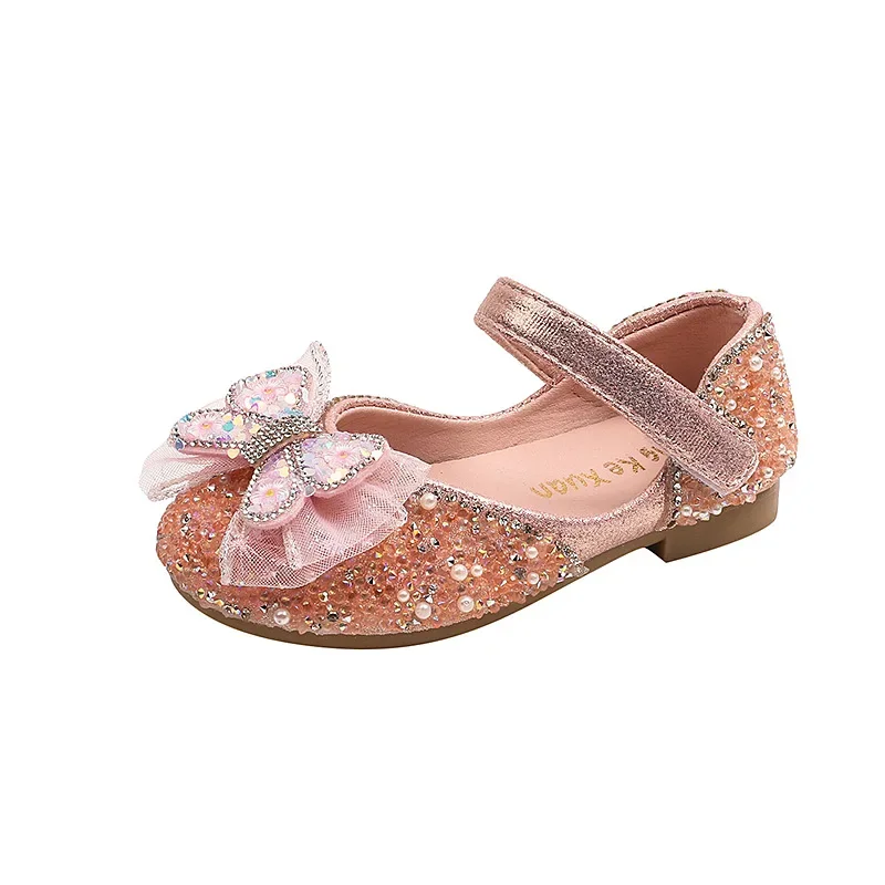 Leather Ballet Flats Shoes for Kids Girls Spring Autumn