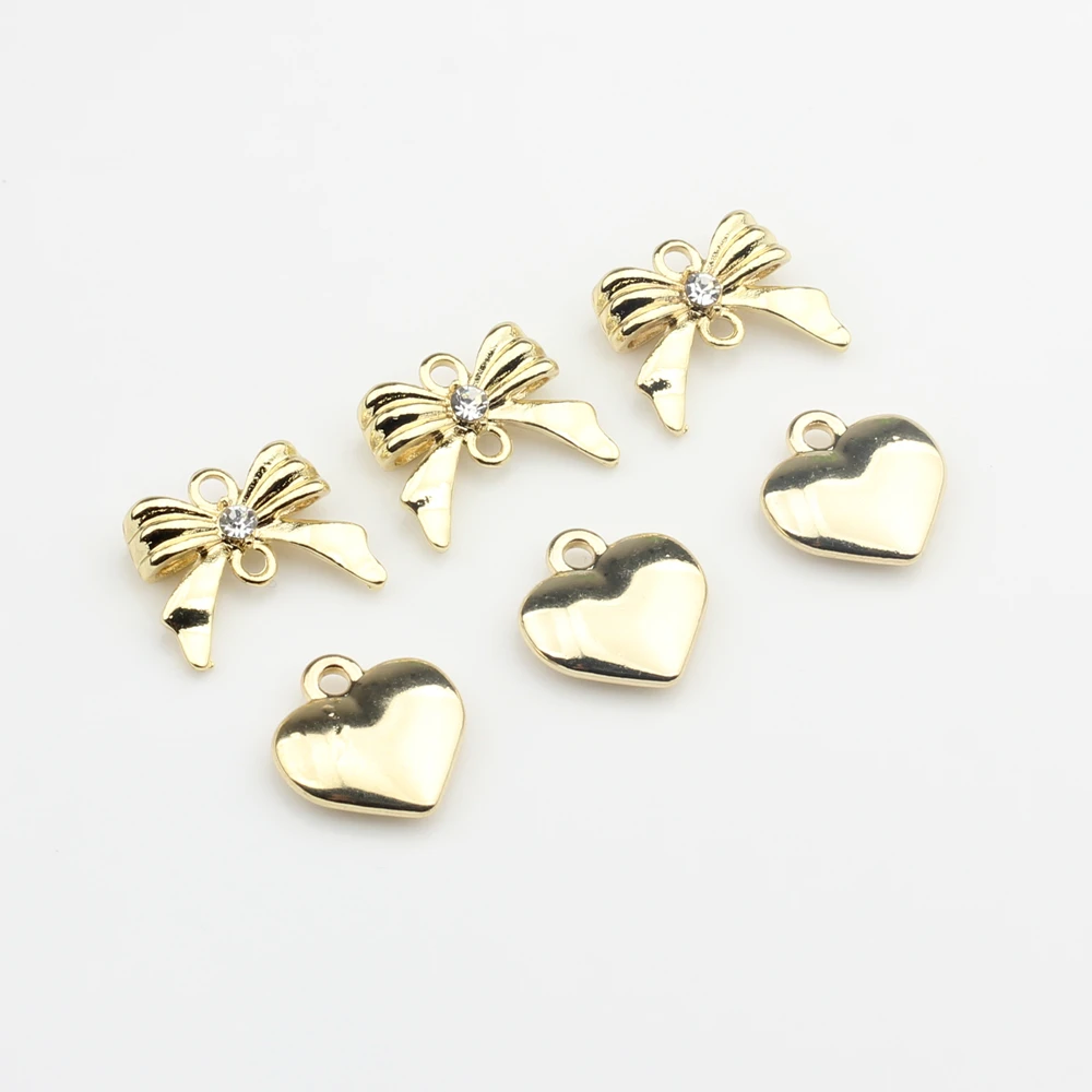 Zinc Alloy Jewelry Making Accessories Zinc Alloy Bow Tie Charms