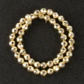 Faceted 9k gold