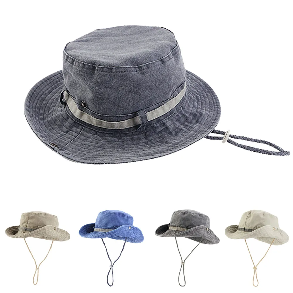 

Summer Fisherman Hat Man Women Wide Brim Hat Breathable Mesh Fishing Cap Beach Hats Sun Protector Cap Outdoors UV Protection Hat