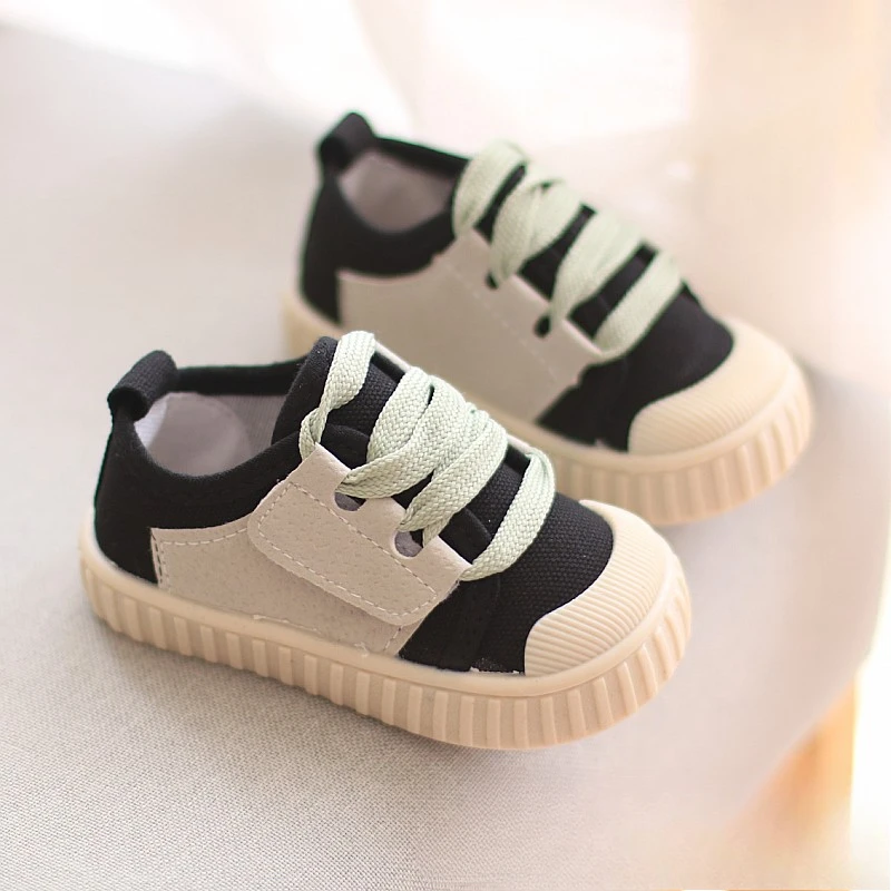 Baby Shoes Soft Sole Anti Slip Single Canva for Boy Girl