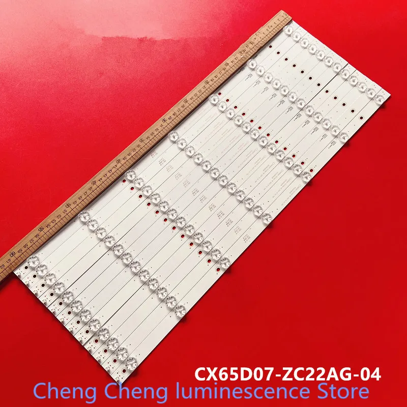 

New FOR CX650M10 65MUA1500 CX65D07-ZC22AG-04 303CX650038 61.5CM 7LED LED backlight strip