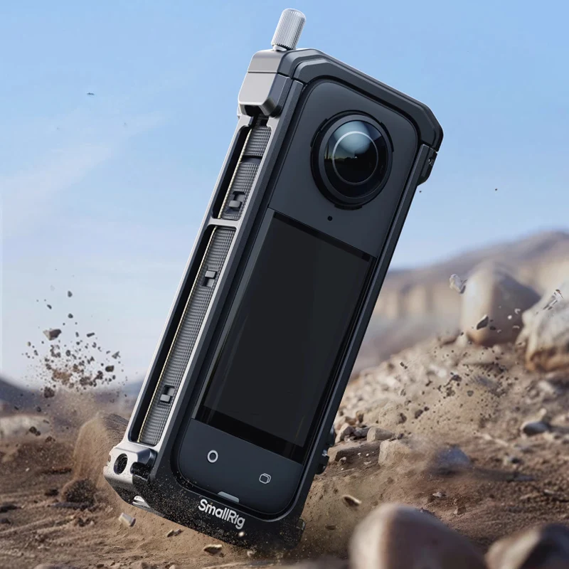 

Клетка SmallRig для профессиональной экшн-камеры Insta360 X4, БЫСТРОРАЗЪЕМНАЯ рама с креплением для экшн-камеры с 1/4 защитой от холода