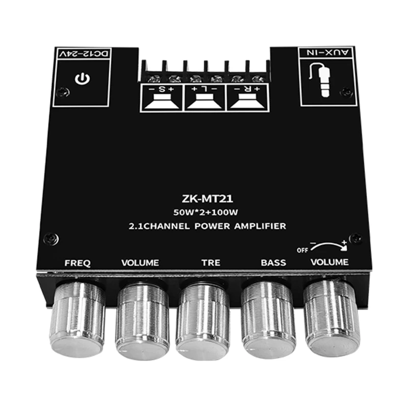 

ZK-MT21 High Performance Audios Amplifier Board Digital Power 50Wx2+100W