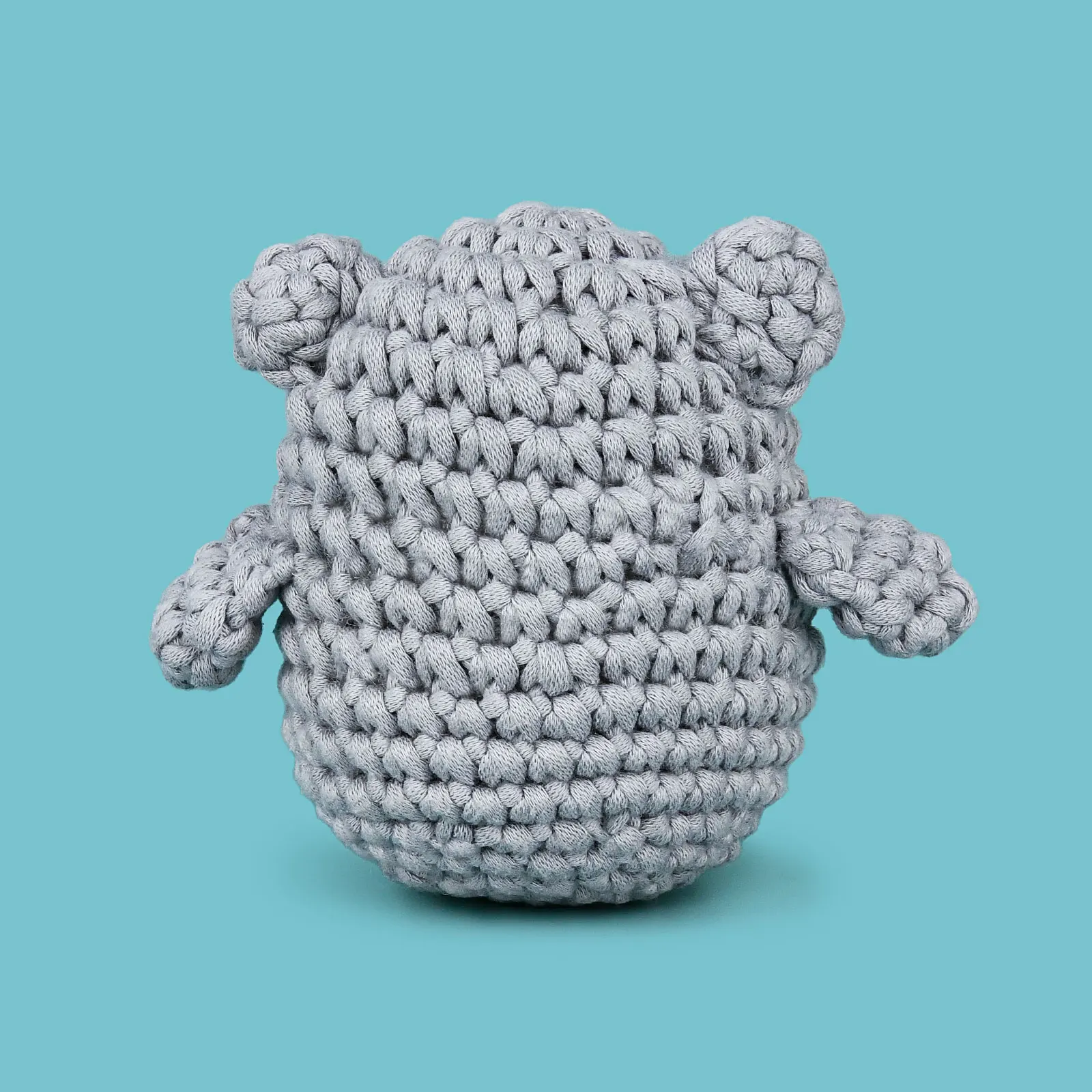 koala for Beginner Crochet Kit, Cotton Nylon Blend Yarn Crochet Kit Includes Video Tutorial Beginner Kit