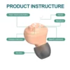 JINGHAO Rechargeable Hearing Aids Invisible In-Ear Sound Enhancer Elderly Hearing Amplifier Gift 6
