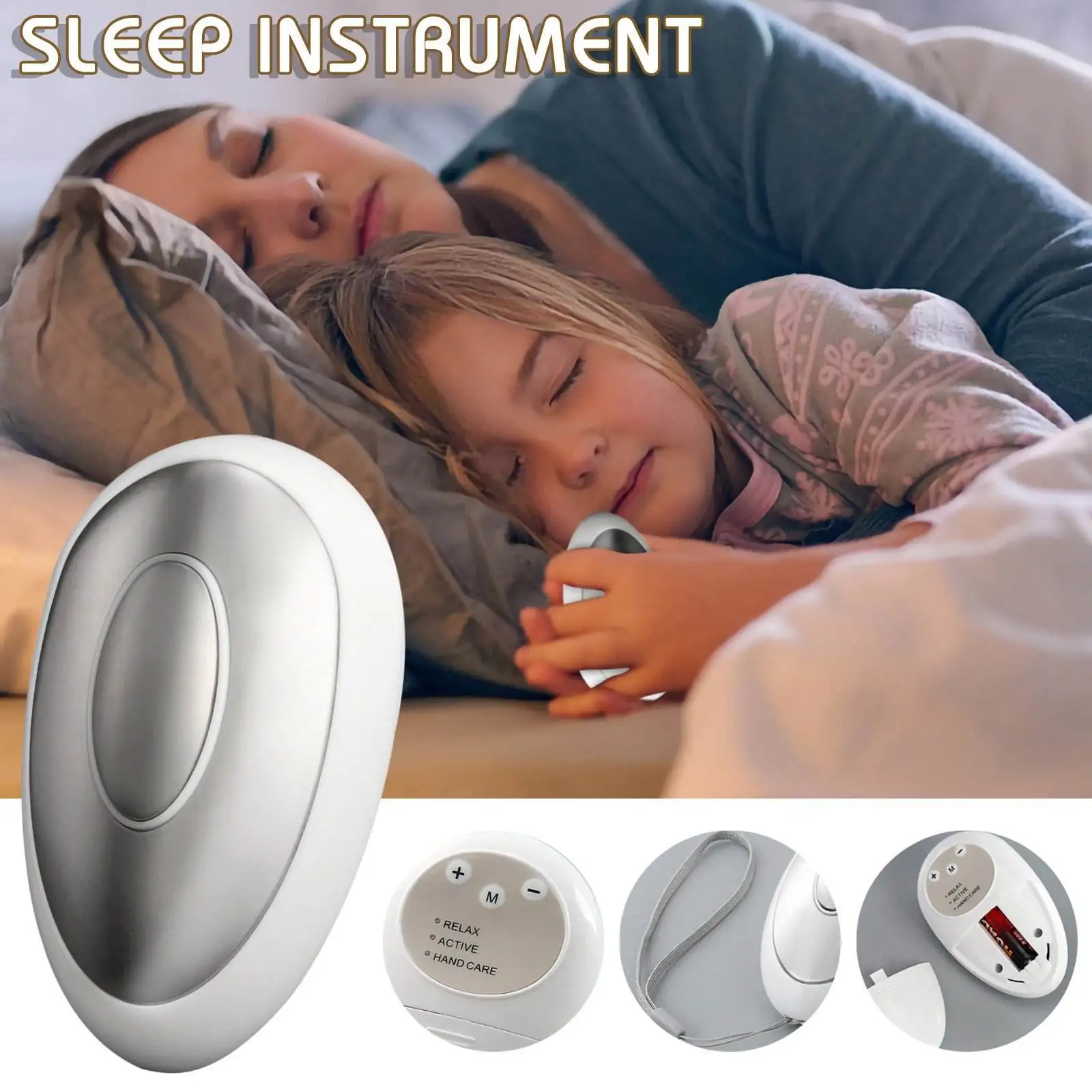 Ultrasonic Mechanical Intelligent Sleeping Instrument Hand-Held Decompression To Help Sleep Adjusts Heart Rate Brain Mass sleeping instrument