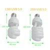 13W UVB Heating Lamps 5.0 10.0 Reptile Lamp Energy Saving Light Turtle Lizard Snake Reptile UVB Heating Lights 6