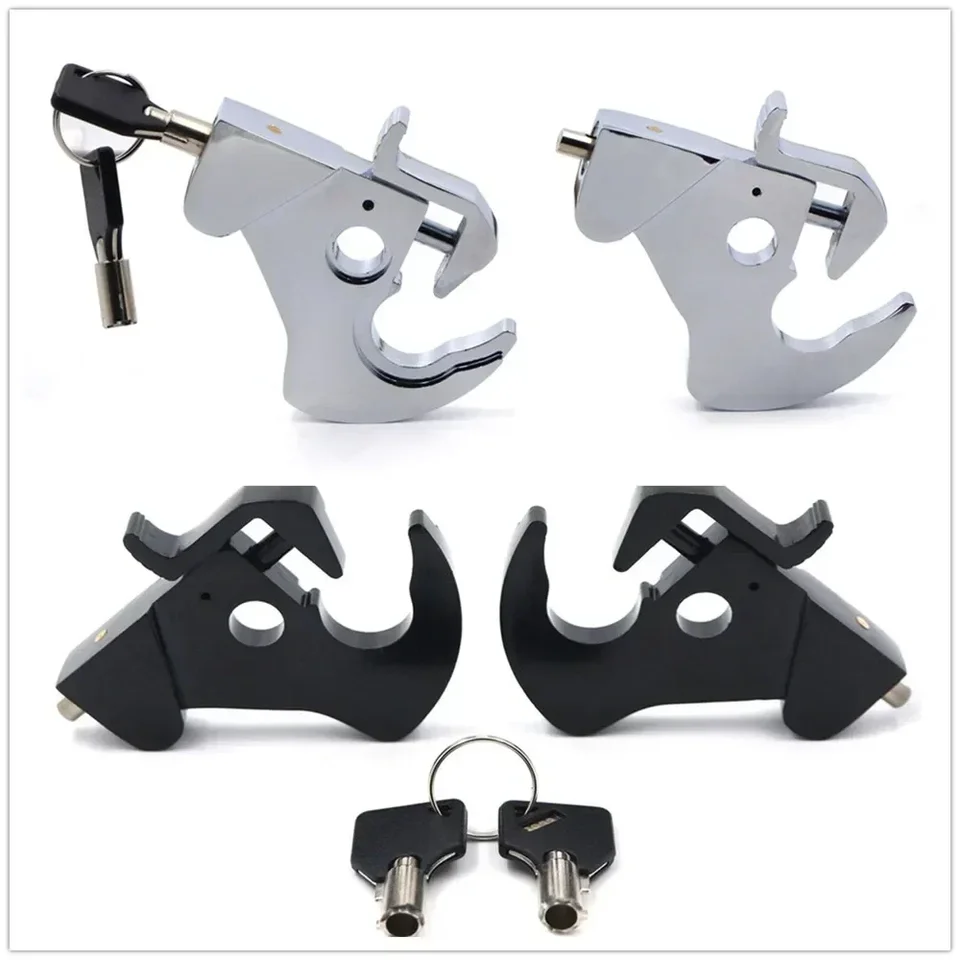 HCMT supporto per bagagliaio staccabile 2-Up Tour Pack Mount portapacchi compatibile Harley Touring 2009-2013 (nero)  201355758