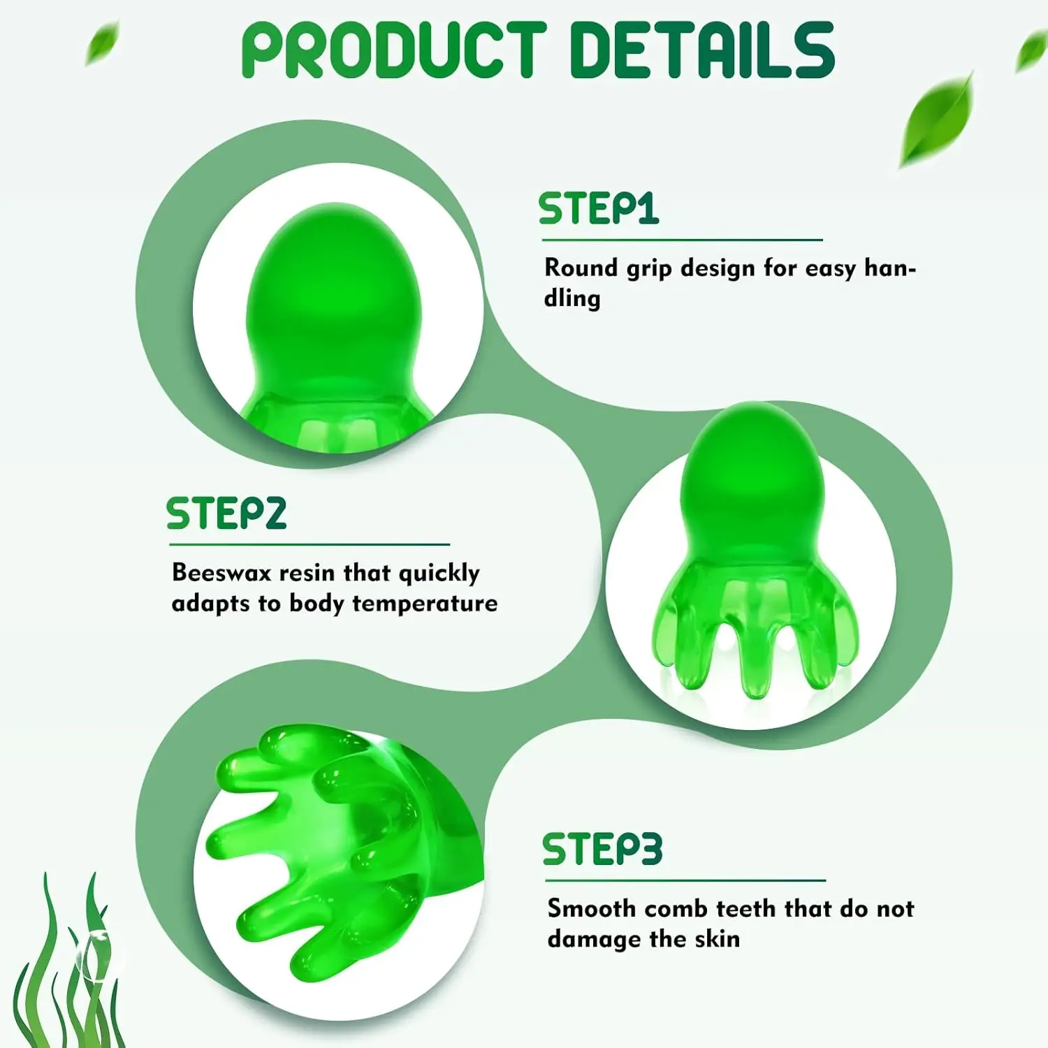 Octopus-Shaped Head Scratcher Head Spa Tools for Deep Relaxation Gua Sha Tools for Acupressure Scalp Massage Tools