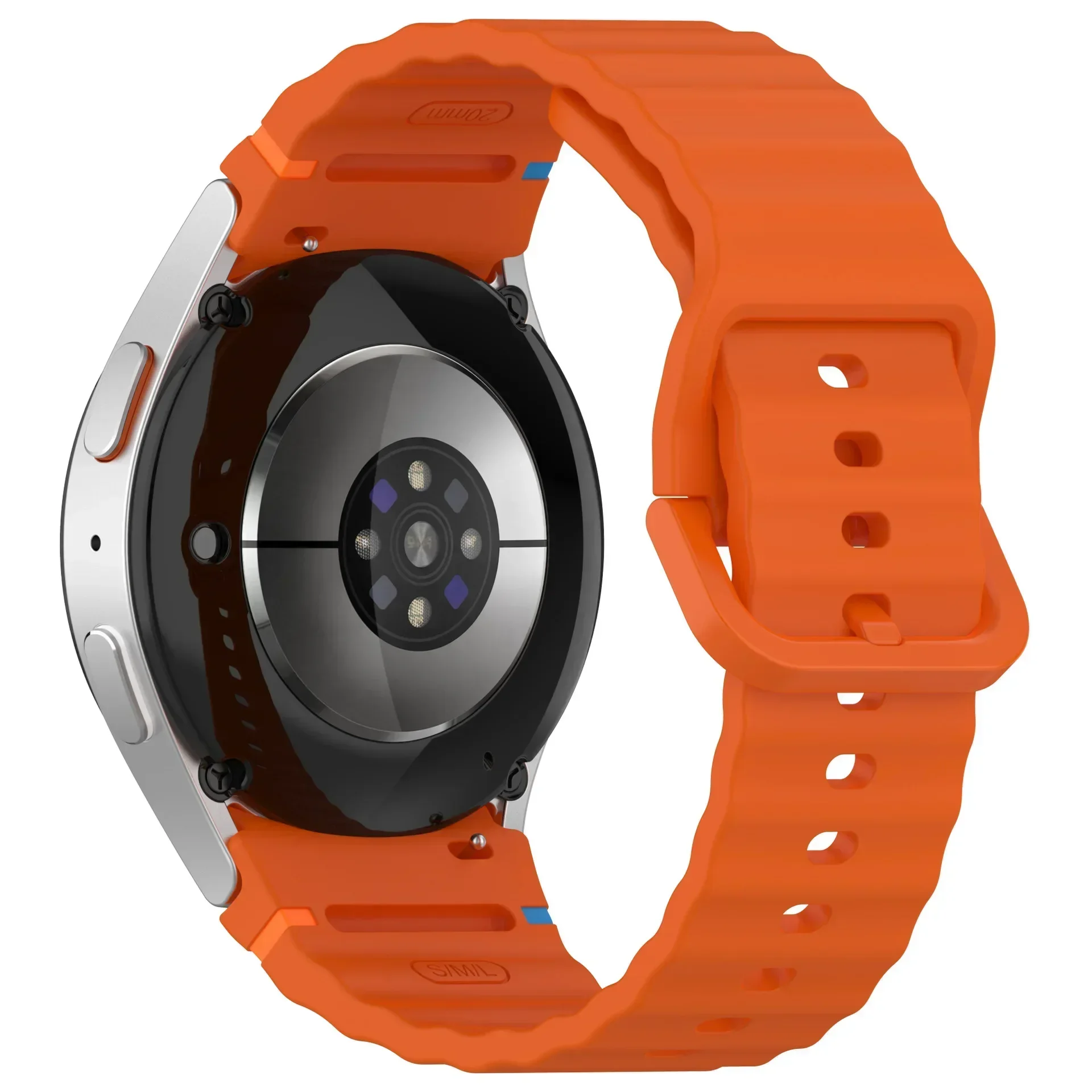 Enhanced Sport Silicone Watch Strap - Original Wristband for Samsung Galaxy Watches