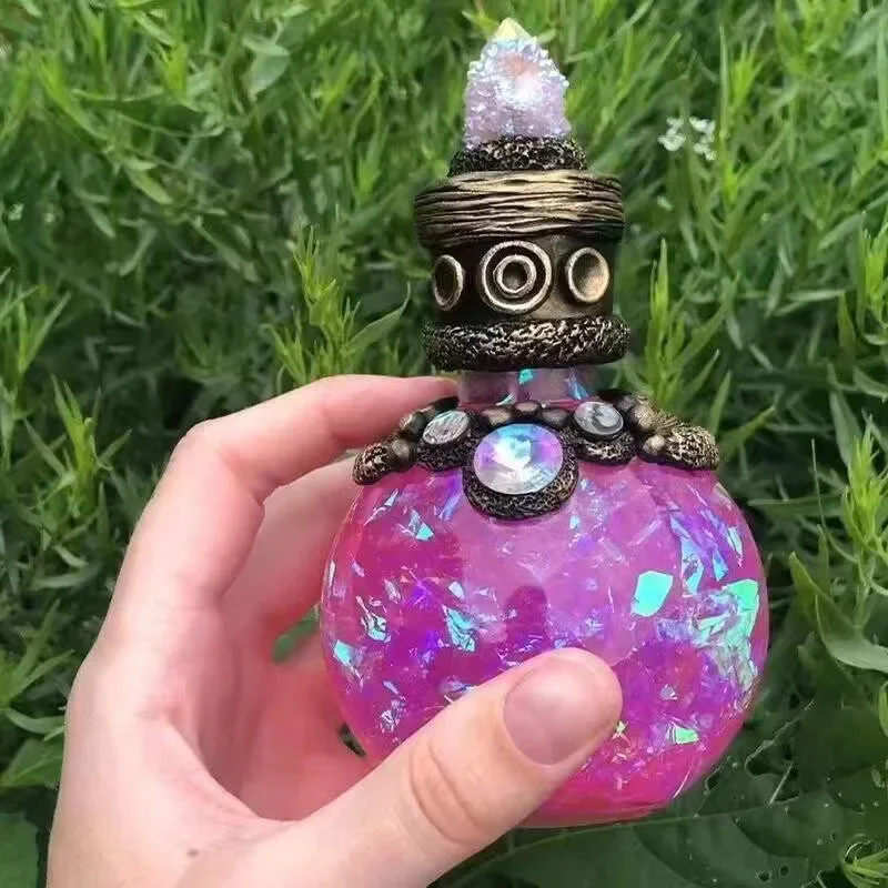Bottle Decoration Ornaments Home Courtyard Design Resin Handicraft Creative Moon Potion Desktop Treasure Gift