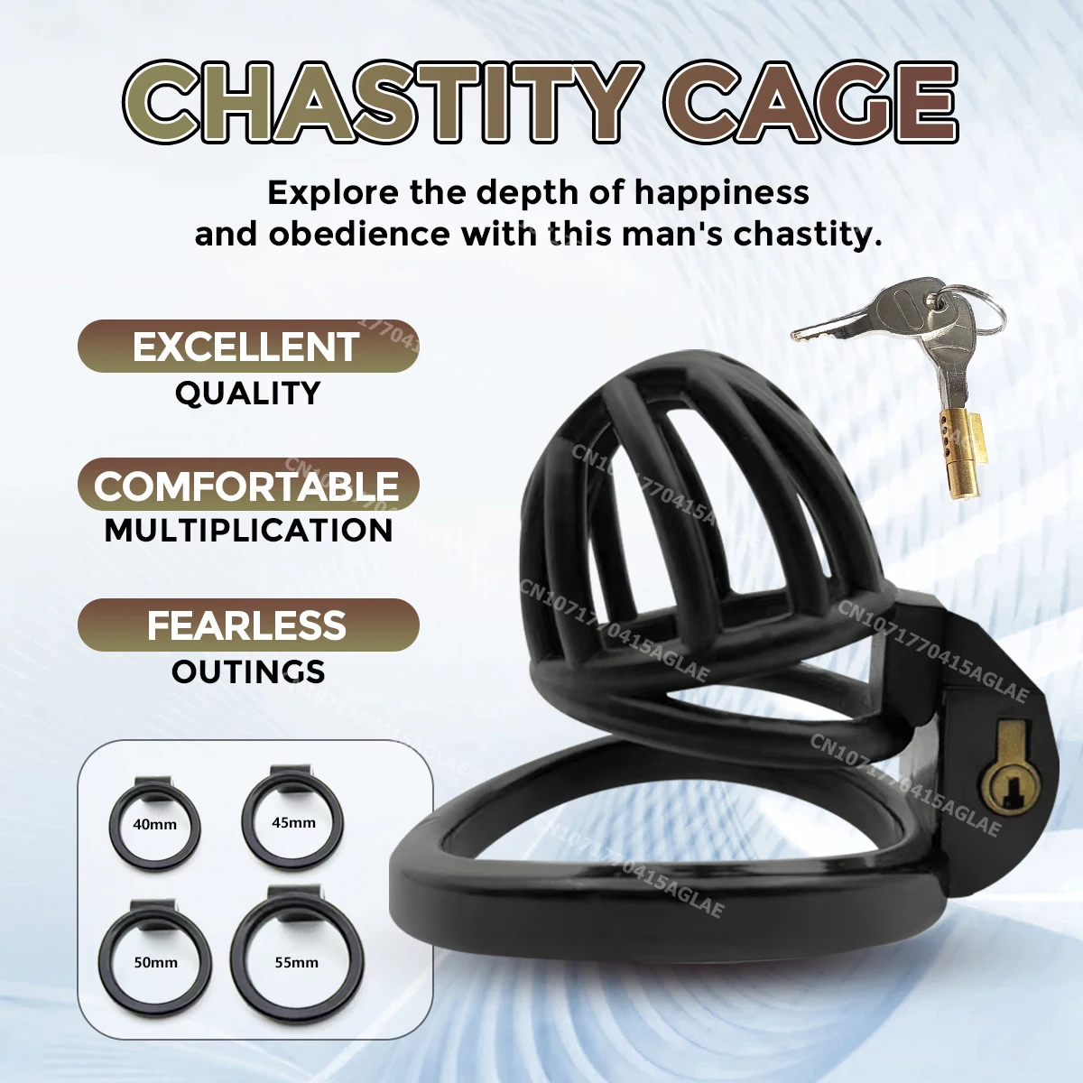 HESEKS Mini Male Chastity Penis Device Chrome CBT Slave Gay with Curved Lock Ring Men Cuckold Lockdown Cage Restraint Holder 18+ penis chastity cage chastity lock sex toy chastity cage accessory