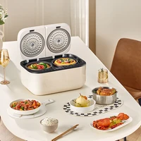 Cuiseur à riz électrique 800W, contrôle intelligent de la température, multicuiseur, Double Pot, minuterie 24H, maintien automatique au chaud, revêtement antiadhésif 4