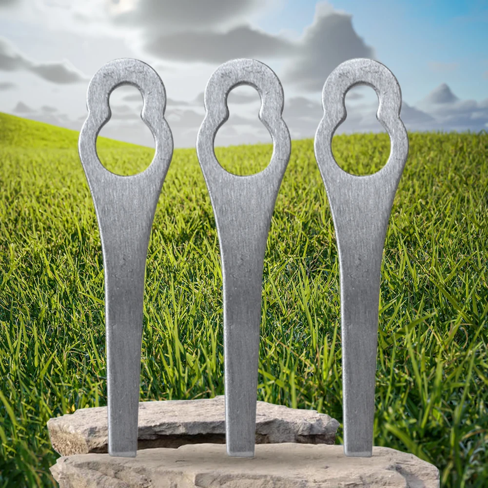 Description Picture 4 of item30-2PCS Lawnmower Blades Mowing Machine Blades Spare Parts Grass Cutting Metal Blades Lawn Garden Power Tool Accessories