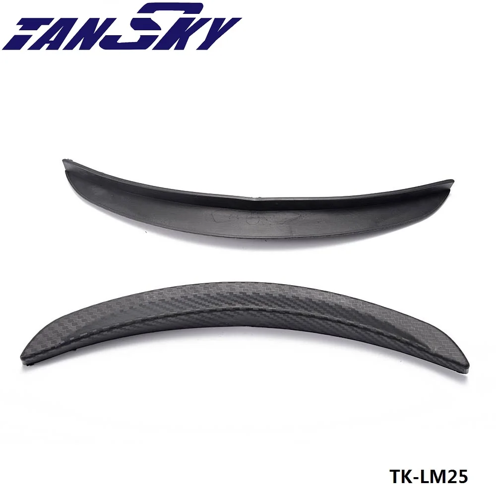 1 Pair 10" Carbon Texture Diffuser Fender Flares Lip For Toyota Wheel Wall TK-LM25