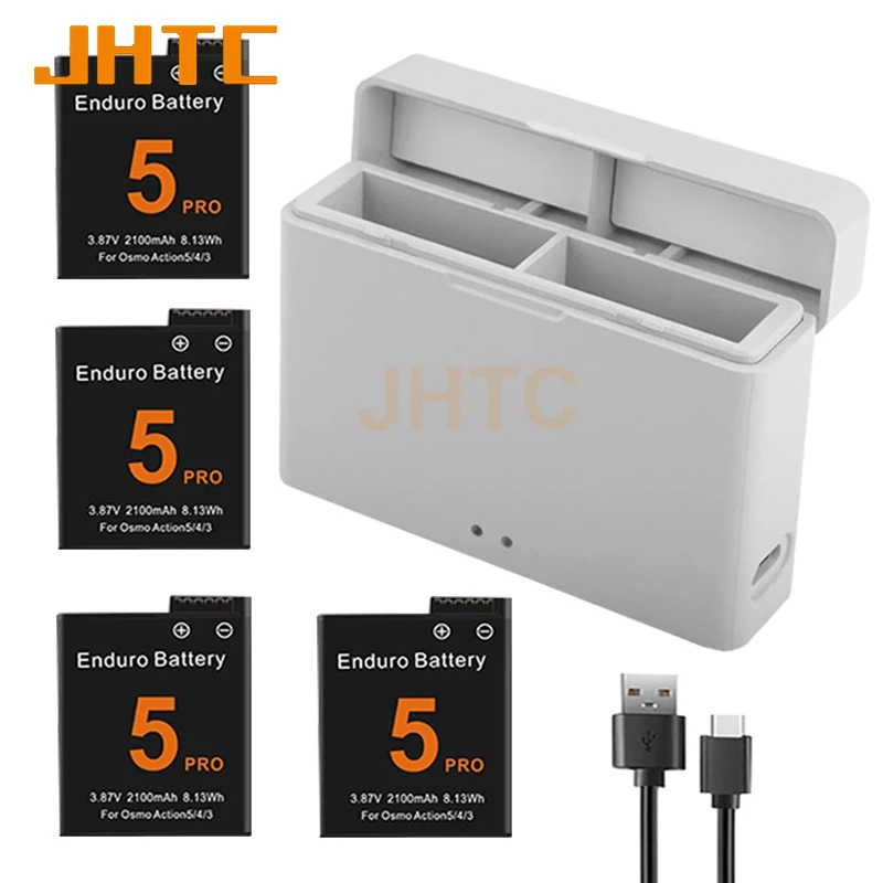 Batterie et Chargeur pour GoPro Hero 12/11/10/9 - Lot de 1 à 4 Batteries