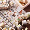 18rolls Pack Vintage Washi Tape Set for Kids Journaling Scrapbooking DIY Art Crafts 3