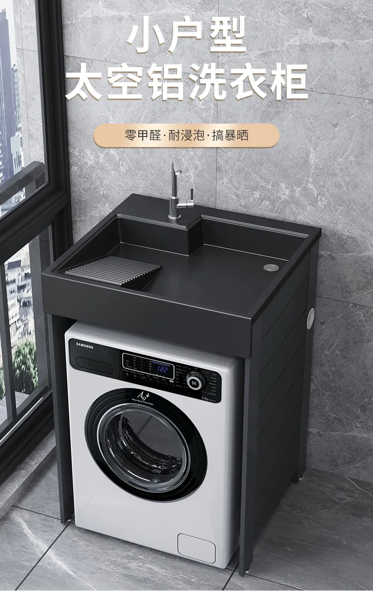 洗濯機キャビネット,組み合わせた洗濯機,手洗面台 - AliExpress