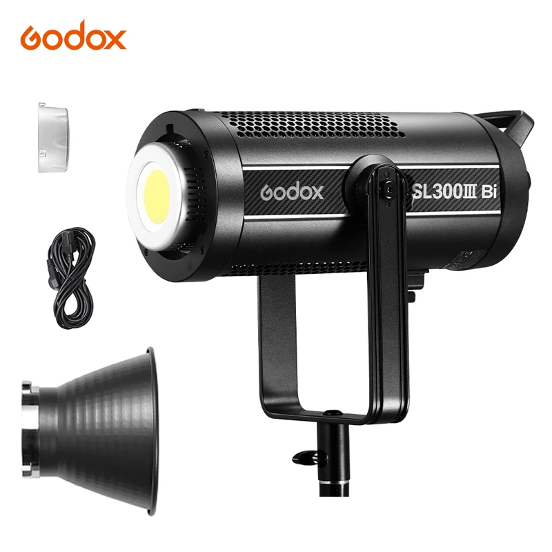 

Godox светодиодный Video светильник Bowens Mount SL300III SL300IIIBi APP Control 2,4G Wireless X System Photography Lights для прямой трансляции