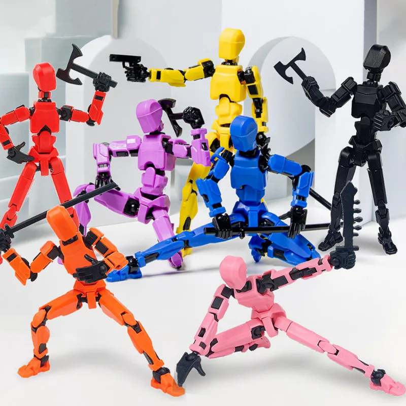 T13 Action Figure Titan 13 Action Figure Dummy Lucky 13 Action Figure 3D Printed Multi-Jointed Movable Nova 13 Action Figure Toy 1