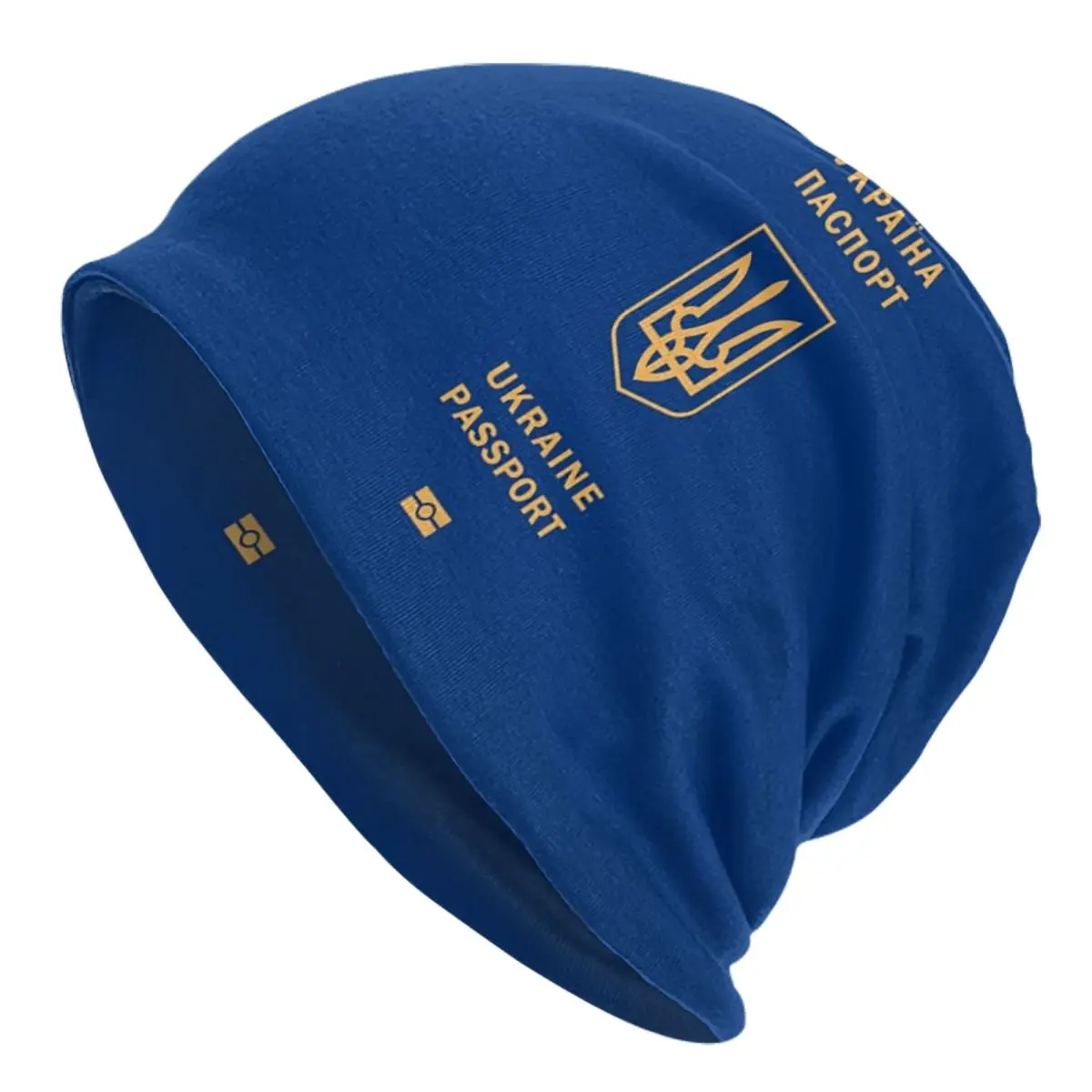 

Ukraine Passport Beanie Bonnet Knitting Hat Men Women Fashion Unisex Flag Ukrainian Patriotic Winter Warm Skullies Beanies Caps