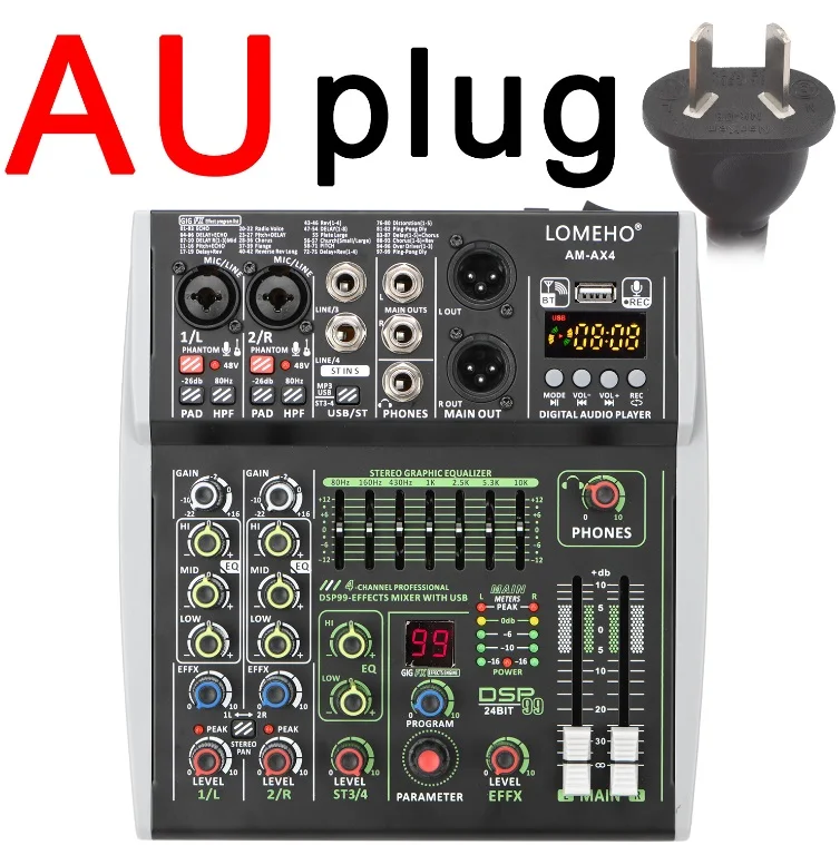 4 Channel-AU PLUG