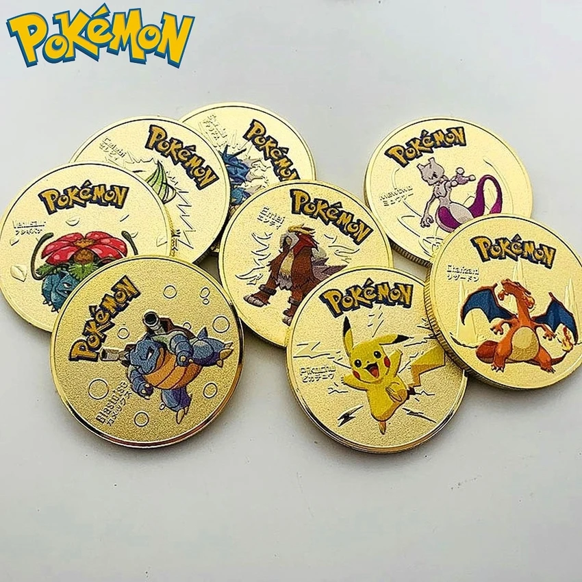 Pokemon Cards Coin Game Collection Cards Pokemon Gold Charizard
