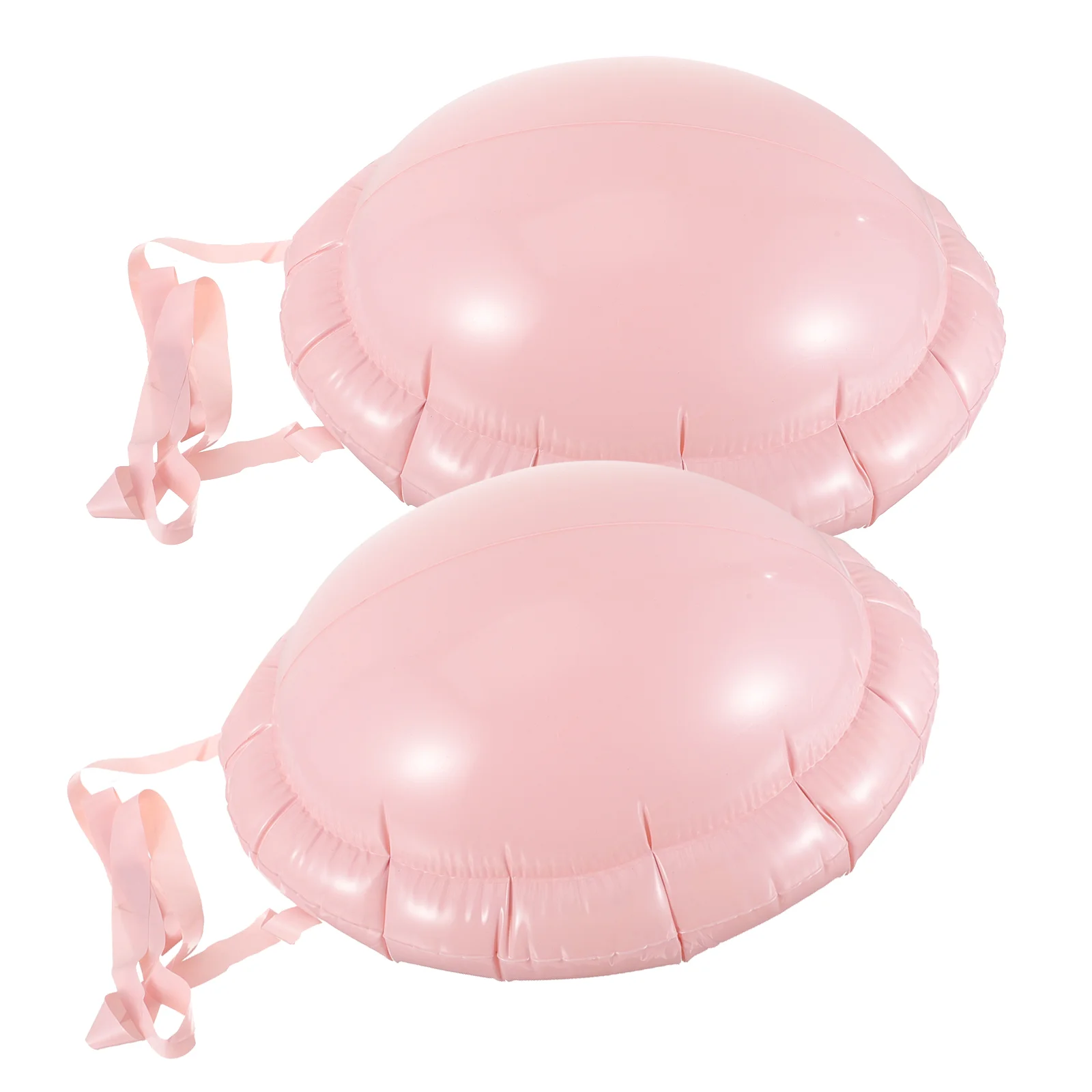 

2pcs Fake Pregnant Belly Soft Realistic False Pregnancy Performance Inflatable Props