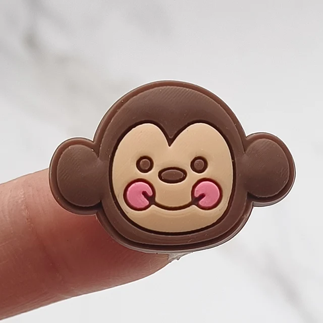Single Sale Cartoon Animals PVC Shoe Buckle Accessories Funny DIY Cat Dog Rabbit Shoe Decoration Jibz For Crocs Charms Kids Gift I