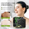1Pcs Bamboo Charcoal Handmade Soap Women Cleaner Deep Cleansing Body Whitening Soap Shaving Sabonis Skin Lightening Foam 3