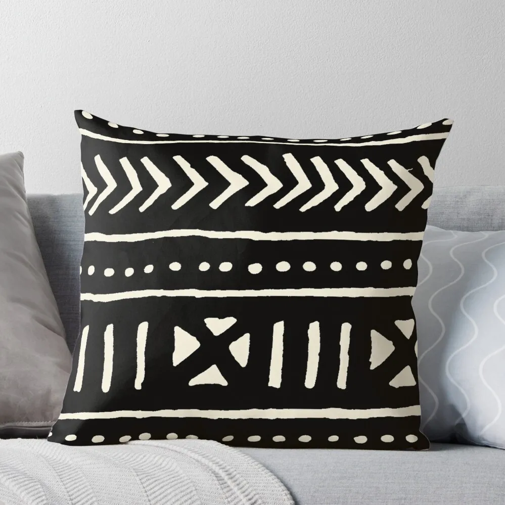 

african mud cloth black and white Throw Pillow Sofa Covers For Living Room Pillow Case pillow cover christmas