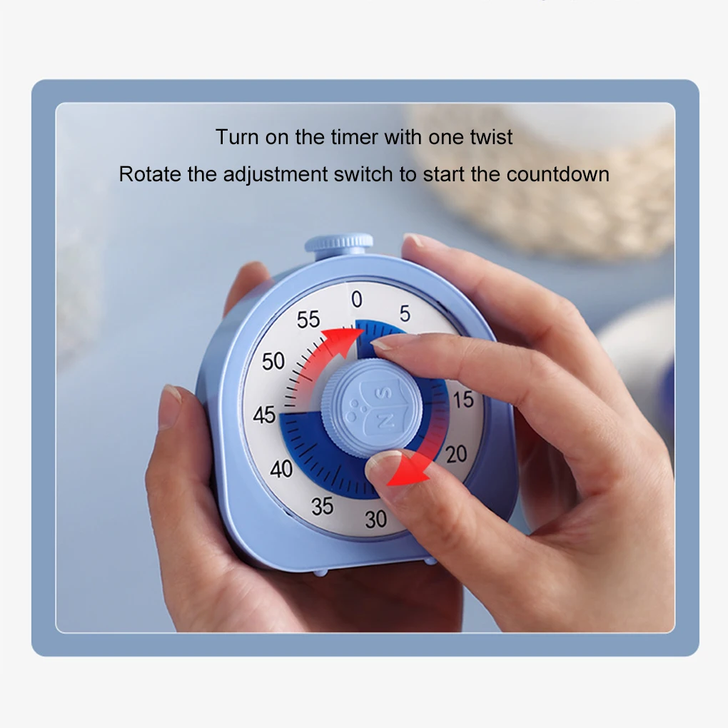 

Visual Timer 60-minutes Super Countdown Visual Timer Suitable for Children Adult Durable Mechanical Time Management Tool