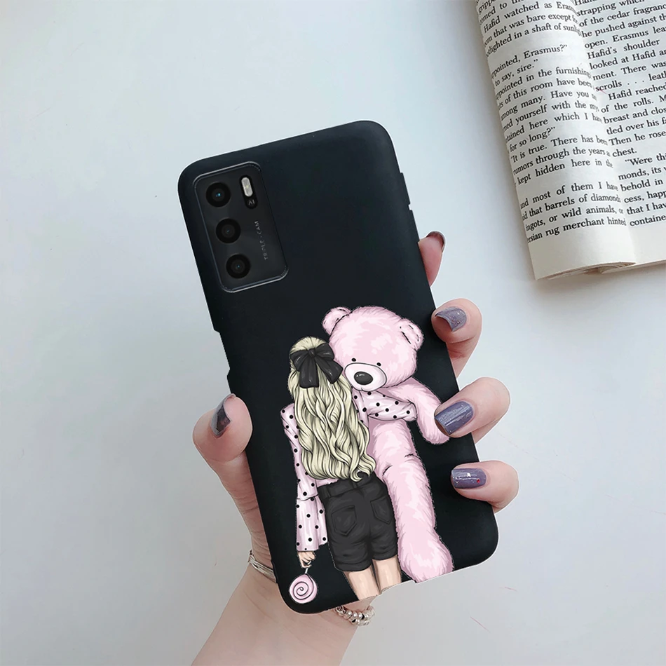 For OPPO A16 A16S 2021 Case Beauty Girls Painted Phone Case For OPPOA16 A 16 CPH2269 A54S 4G CPH2273 Soft Cover Protect Bumper cases for oppo cases