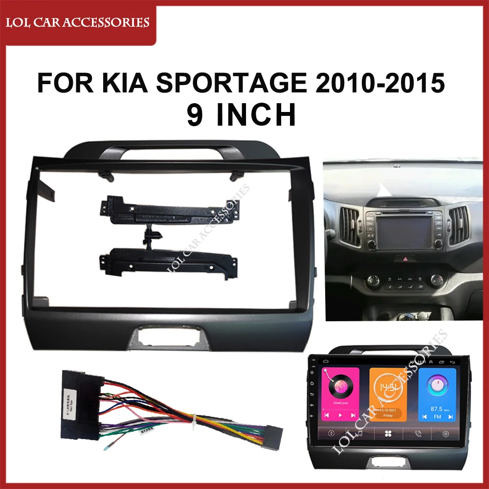 大学 兄弟割引 9 インチ起亜 SPORTAGE 2010-2015 カーラジオアクセサリー 車載モニター