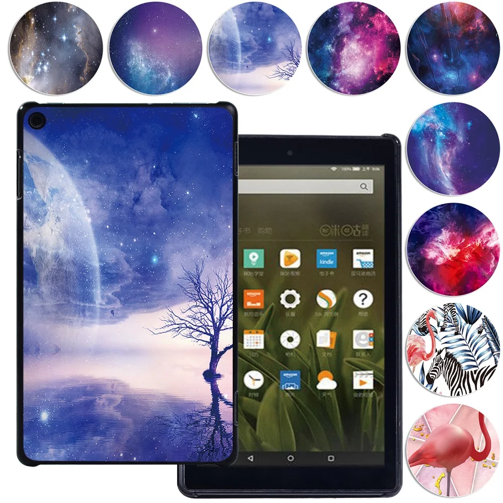 

Чехол для планшета Fire 7 /HD 8 (6th 7th 8th 10th)Plus 2020/HD 10 (5th 7th 9th 11th) Plus Gen 2021 звездное небо