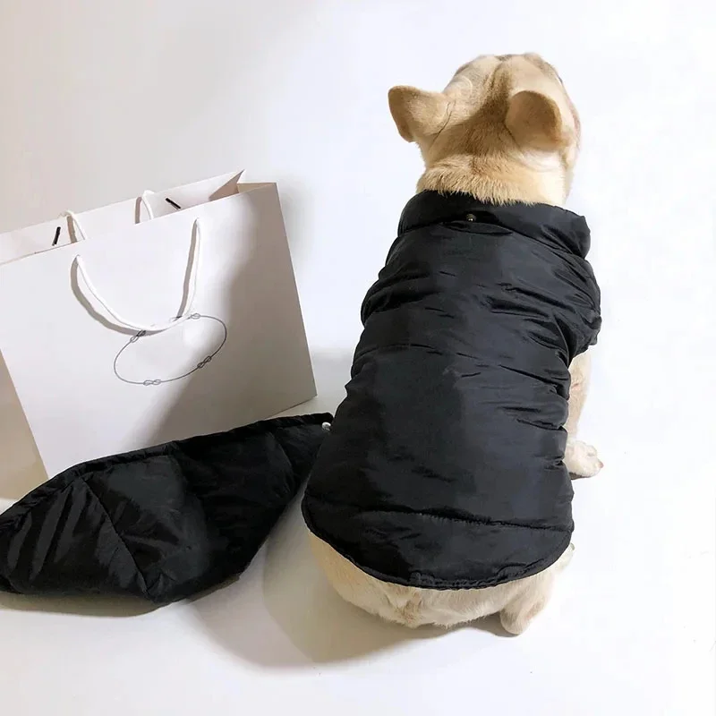 

Designer Pet Dog Clothes for Small Dogs Winter Coat for French Bulldog Yorkies Jacket Puppy Warm Clothing Pug Dog Costume CL0191