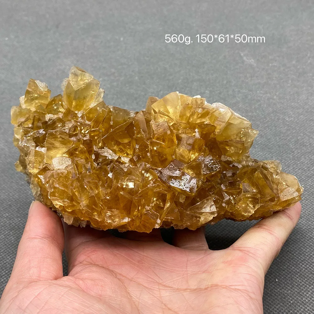 100% natural Orange Amber Calcite mineral specimen stones and crystals healing crystals quartz gemstones