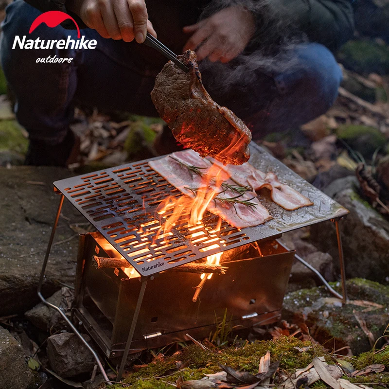 

Портативный титановый поднос для выпечки Naturehike NH20SK015, Ультралегкая тарелка для барбекю, подходит для кемпинга, пешего туризма, пикника, путешествий