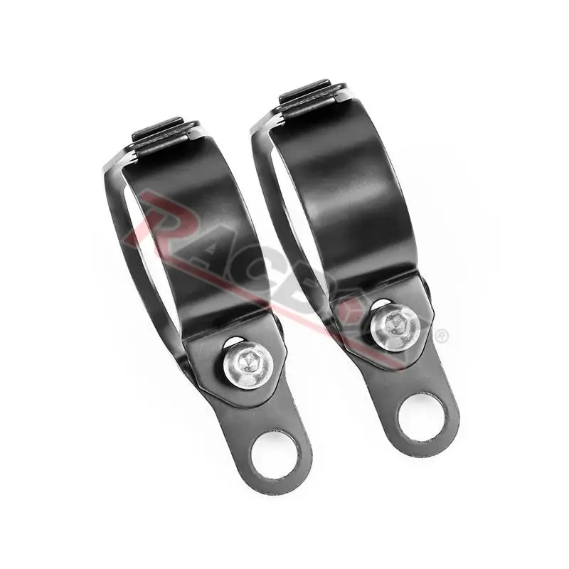 Motorcycle Turn Signal Bracket Motorcycle Light Bracket Metal 35-50mm Front Fork Clamp Left Right Motorcycle Turn Signal Lights Mount Fixed Bracket for Sport Chopper Street Bike