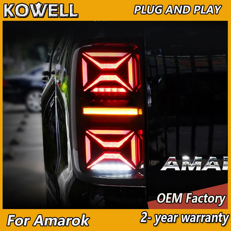 

Автостайлинг для VW Amarok, задние фонари 2010-2021 Amarok Volkswagen, задние фонари, ДХО, противотуманные фонари, стоп-сигнал, поворотный сигнал, Реверсивный