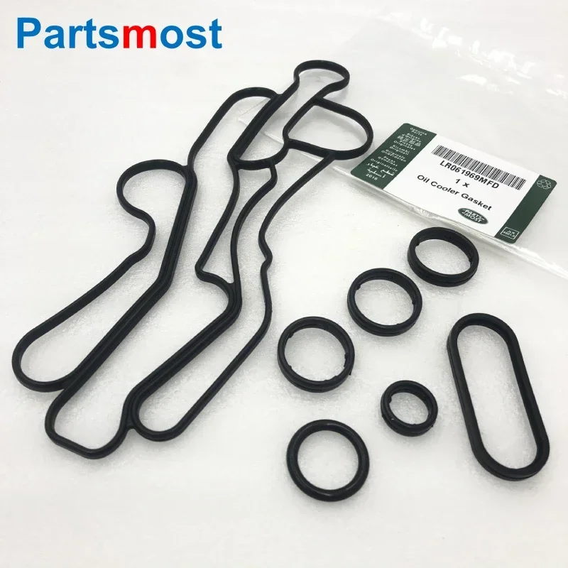O'RING GASKET SET OIL COOLER LR013149 LR040738 LR061969 oil cooler kit oil cooler gasket for LAND ROVER DISCOVERY 4 RANGE ROVER SPORT 3.0 V6 LR013151 161 162