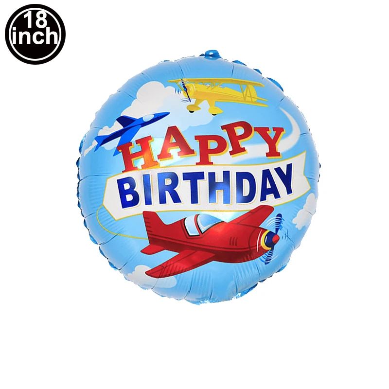 Aviation Adventure Birthday Party Supplies - Airplane Themed Plates & Napkins