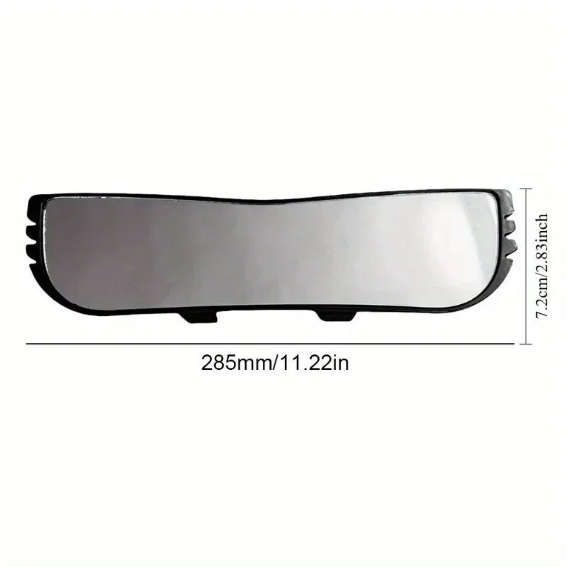 1 PC Specchietto retrovisore interno per auto Ampio angolo di assistenza panoramica Antiriflesso Monitor interno per visione grande Auto universale - immagine 2