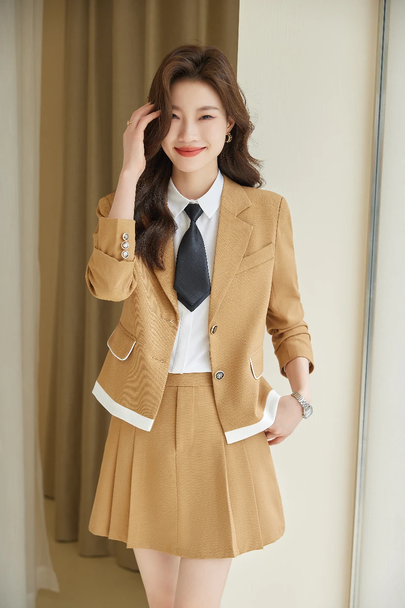 

Fashion Casual Women's spring and summer new short skirt suit show girls beautiful charm
