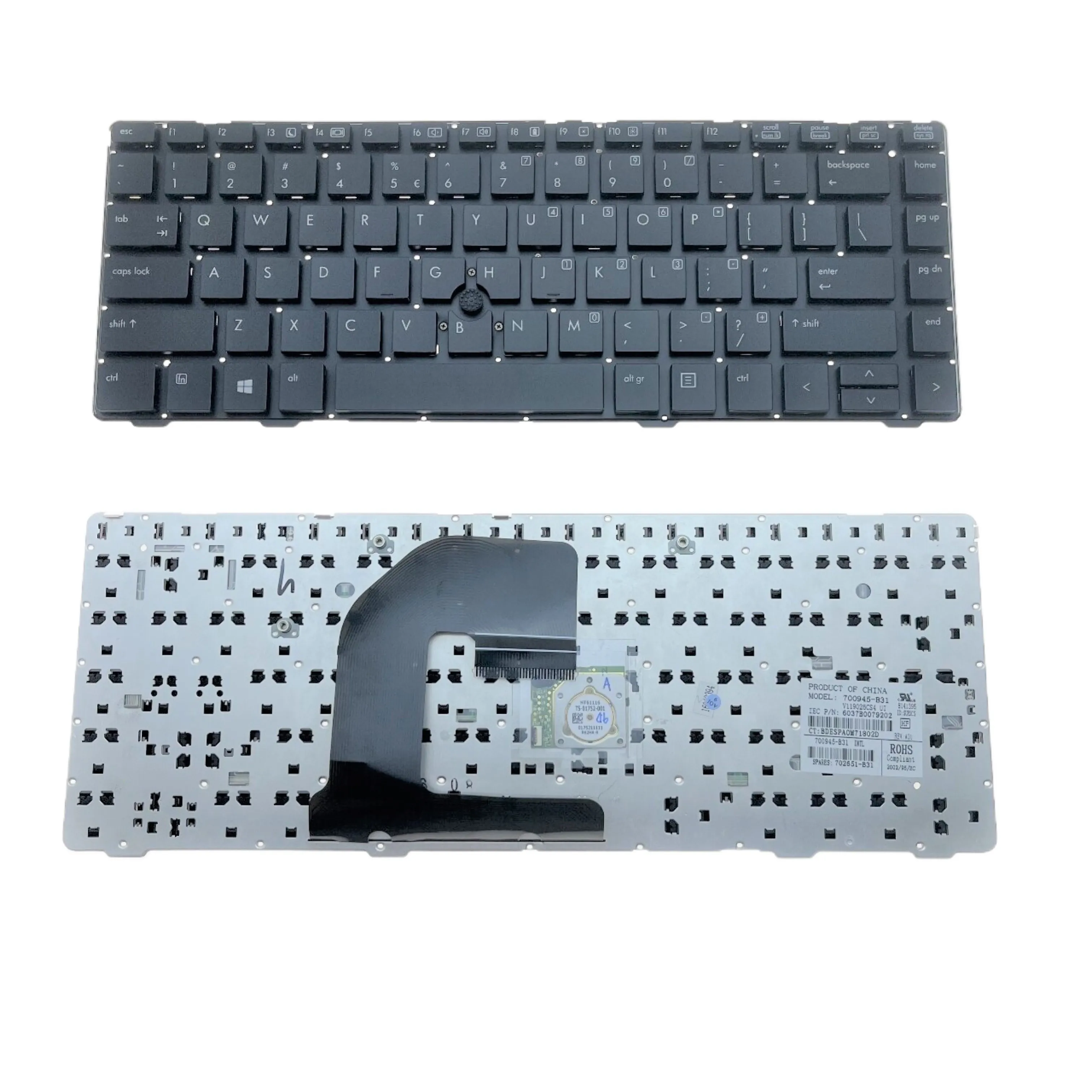 

Новая клавиатура для ноутбука HP 8470B 8470P 8470 8460p 8460w ProBook 8460 6460b 6460, замена для ноутбука 702651-B31