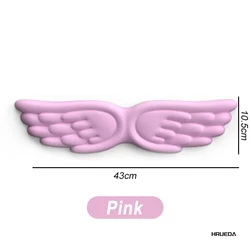 Ergonomic Memory Foam Wrist Support Set with Non - Slip Keyboard and Mouse Pads for Comfortable Typing (Pink  Long)