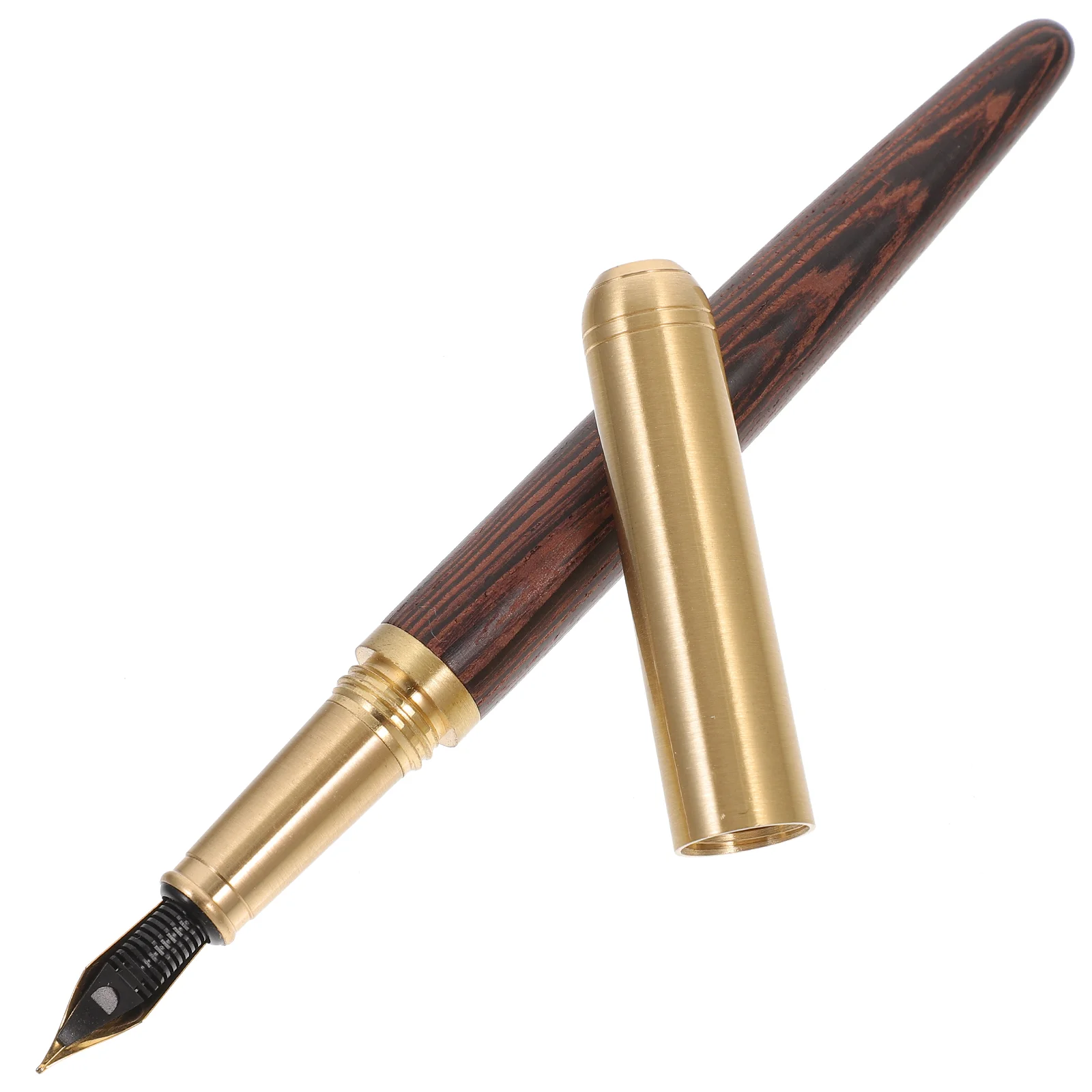 

Pens Wallet Vintage Fine Tip Write Writing Wood Stationery Student Fountain Office