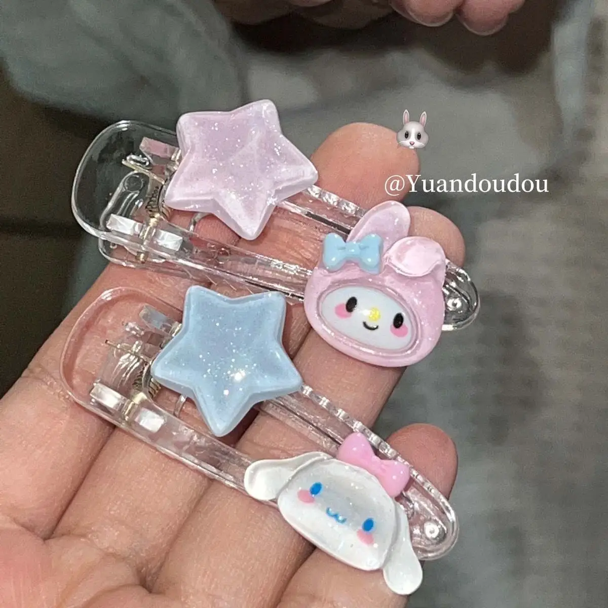 

Зажим для волос в виде милой звезды Sanrio из мультфильма «Моя Мелодия»